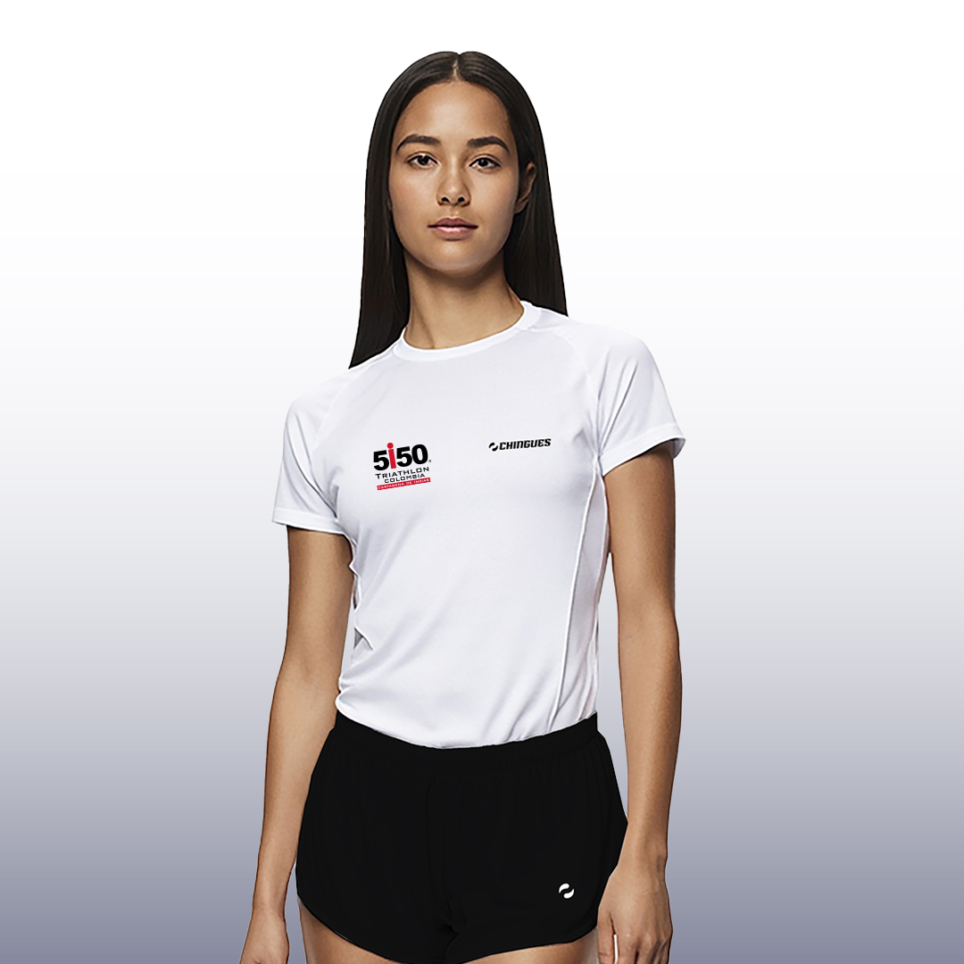 Outfit Running FRENTE BLANCA MANGAS 5150 DAMA FONDO DEGRADADO 01