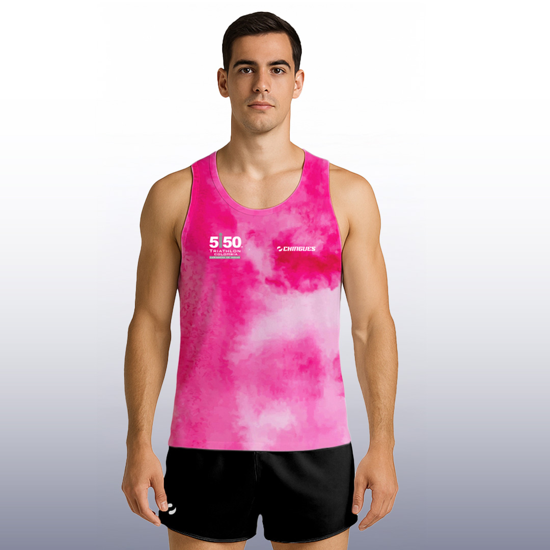 Outfit Running FUCSHIA 5150 HOMBRE FONDO DEGRADADO 1
