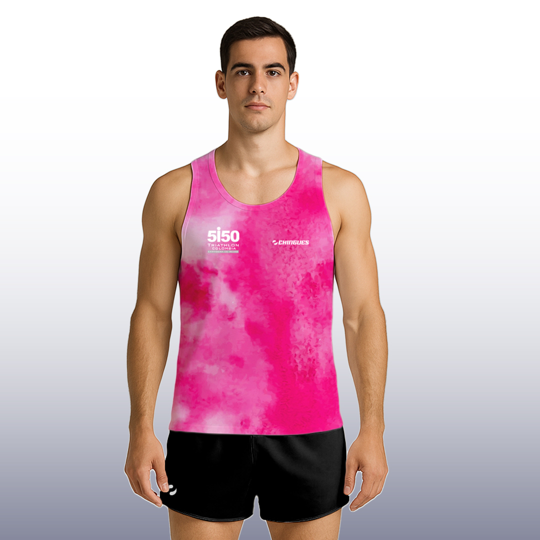 Outfit Running FUCSHIA 5150 HOMBRE FONDO DEGRADADO
